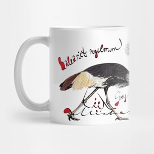 Grey Crowned Crane, Mahem Mug